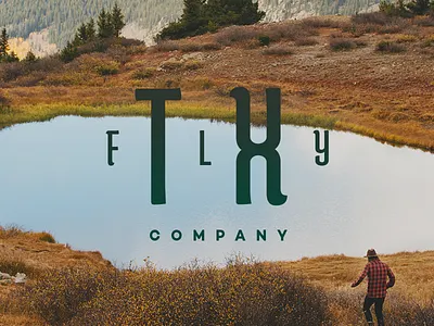 TX Fly Co apparel branding design fishing outdoors texas type type design