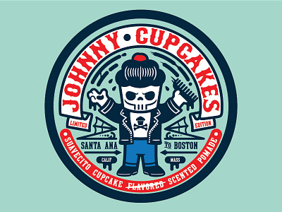 Johnny Cupcakes x Suavecito Pomade cupcakes johnnycupcakes pomade skull