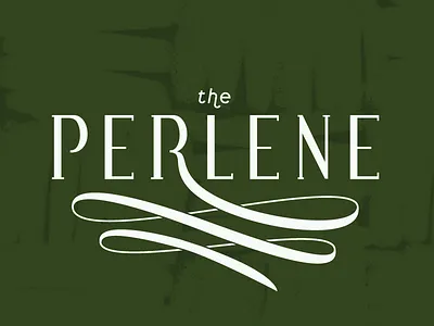 Perlene Type design feminine illustration illustrator logo photoshop woman workspace