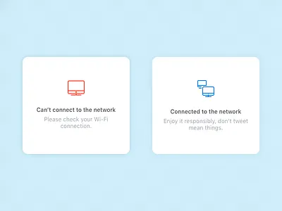 Flash Message (Error/ Success) dailyui day11 error error success flash message network network connection success