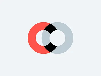 C.O. c icon initials logo o overlap symbol