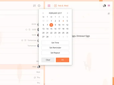 Time Picker drop down picker select ticktick