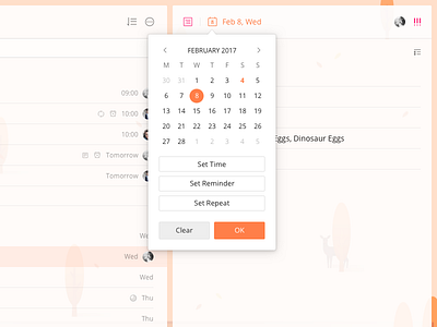 Time Picker drop down picker select ticktick