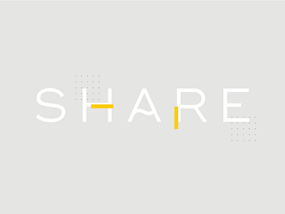 SHARE branding celebration concept design maker