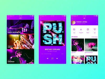 MUSIC MAGIC ui ux