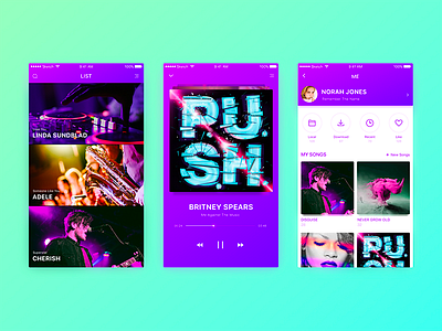 MUSIC MAGIC ui ux