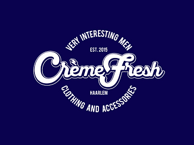 CremeFresh brand clothing identity logo retail