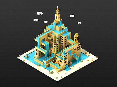 我的城堡 magicavoxel ps