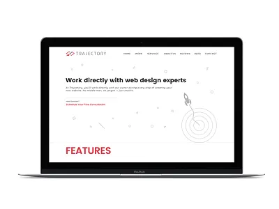 Home Page for a Design Agency agency site flat flat design landing page rockets ui ux web web design