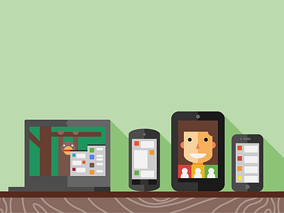 Google Japan - Learn More Illustrations illustration