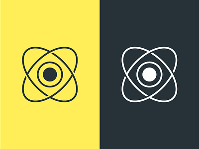 Logo mark atom eye science user experience ux