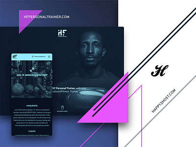 Client work / HF Personal Trainer design design patterns personal training ui ui design user interface design wordpress wordpress design