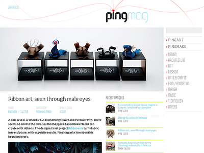 Pingmag responsive web design ui ux web design web development wordpress development