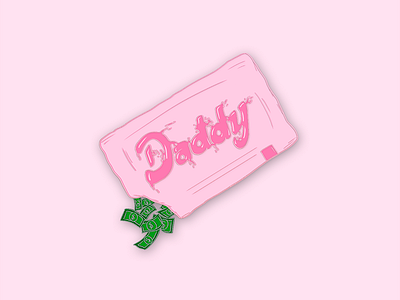 Sugar Daddy Enamel Pin enamel pin illustration money sugar daddy