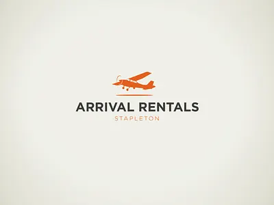 Arrival Rentals airplane denver logo