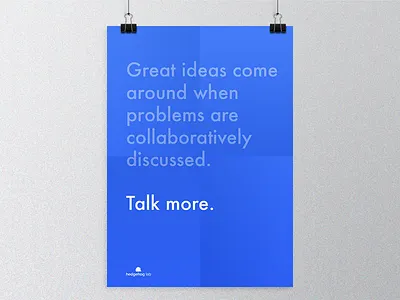 Collaborate. Talk More. design graphicdesign photoshop poster typography