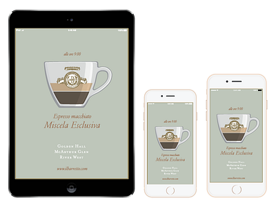 Il Barretto (web) coffee shops greece illustration italian restaurant uid web design