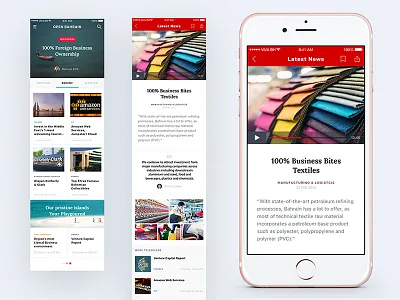 Business App Reader app blog business connections insights magazine mobile reader