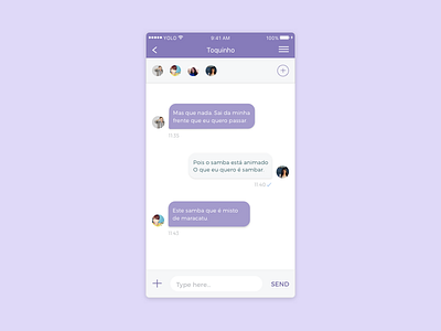 Direct messaging 013 app chat dailyui direct message message messaging app social