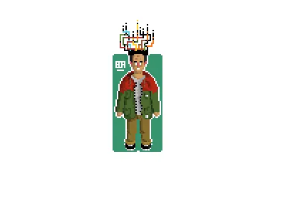 Inspiration colorful morocco pixelart pixels skater