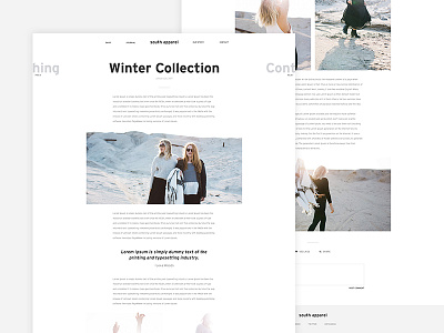 Blog Exploration 3 article blog blog post exploration fashion minimal typography
