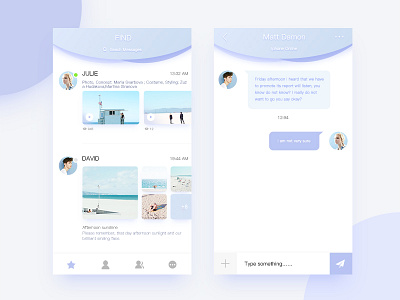 page profile，find，minimalist ui，app，design，user，gradient