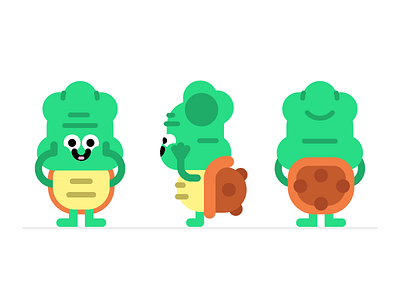 Monsty - Turn Around bug character creature monster shell turn around