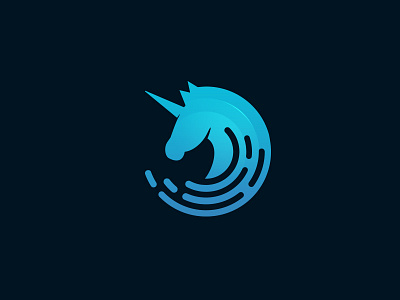 Unicorn Music animal beat chess edm equalizer horse logo unicorn