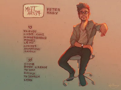 Younger me digitalpainting dirclumsy meettheartist photoshop portrait self wacom