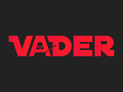Vader (refinement) brand branding identity illustration logo marque star wars typography vader