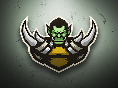 The Orc [ SELL ] esports logo mascot logo monster orc sports logo team logo