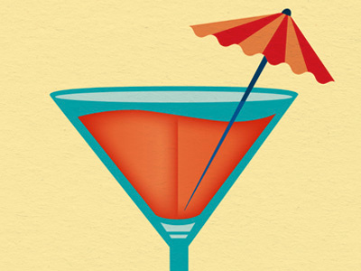 Plaisirs sans gueule de bois 2d drinks illustration pleasures summer turismo vector visitportugal