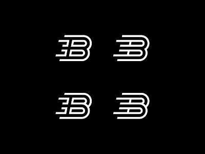 Double B b design graphic idea letter lettering logo minimal simple typography