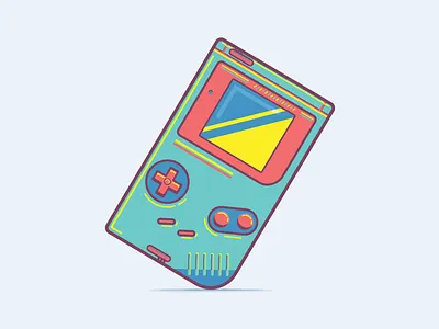 Gameboy arcade console game gameboy kids nostalgia retro