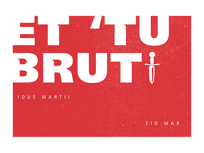 Monday Madness Week 5 - Frutiger caesar frutiger history murder roman typography