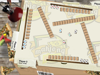 Mahjong Pizza screen game mahjong