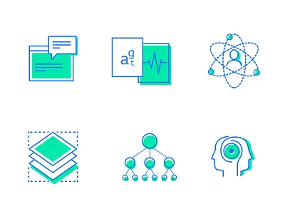 Two color icons! color icon line vector