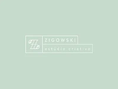 Zigowski brand branding creative studio identity logo mint green
