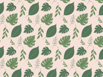 Tropical Leaves graphic design illustration pattern pattern play surface design tropical vector