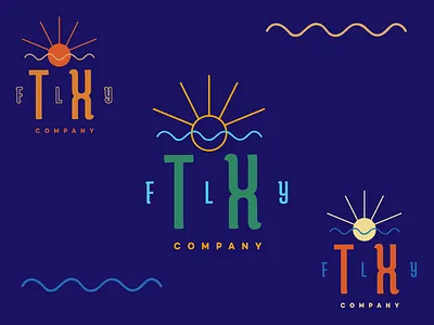 TX Fly Co Colorways color palette fishing outdoors sun texas waves