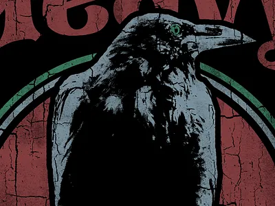 Crow 80s apparel bird bright cracked crow geometry grunge shirt texture tshirt vintage