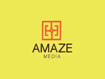 Amaze Media Logo brand graphic design logo design