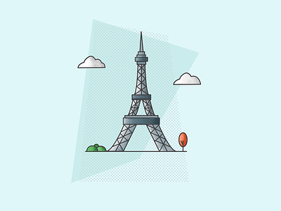 Madproject02 design eiffeltower illustrations love patterns tower wonders