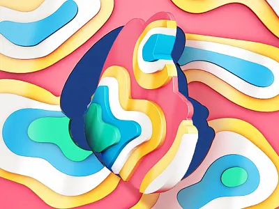 Freddie Freakout 3d kimp mailchimp psychedelic