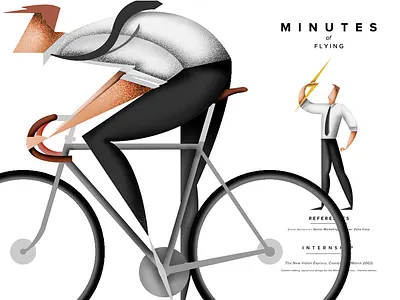 The Daily Cyclist art bicycle cyclist graphic design hipster minimal minimalist white