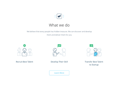 Impruvmi - Icon Illustrations app clean icon illustration landing line page simple startup ui web website