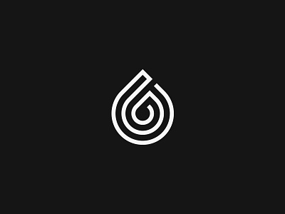 B + Drop 2 b drop identity logo logomark monogram