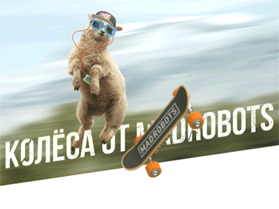 Sk8r sheep 3d animation board gif loop mail sheep