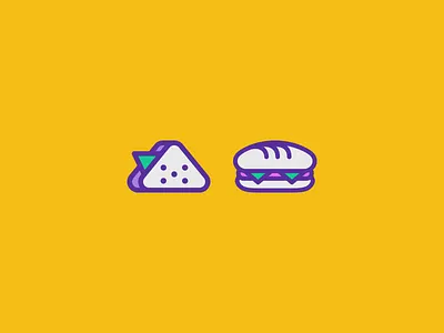 Sandwich icons bakery bread fastfood food icon icons illustration sandwich toast vector