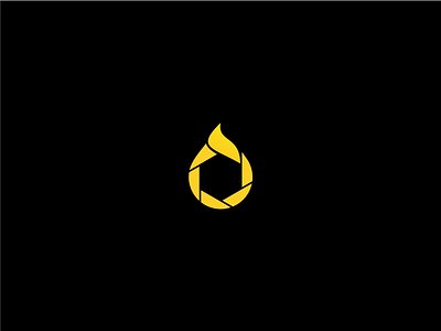 Fire Shutter branding fire flame freelance logo designer icon logo design studio logo mark negative space photography logo shutter simple logo startup